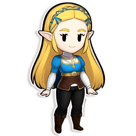 paper mario style - AI Model cover image