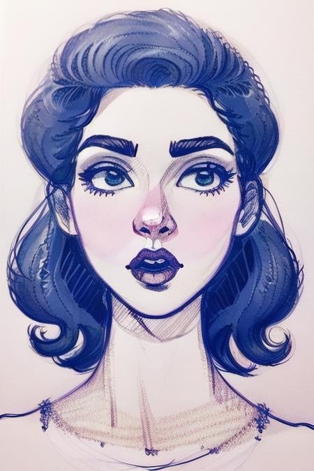 Sketchy Style - AI Model cover image