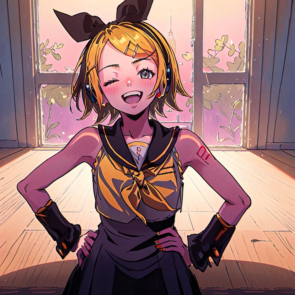 AI art "kagamine rin #6"