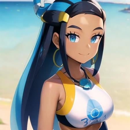 Pokemon - Nessa / Rurina [SD 1.5 Character LoRA] - AI Model cover image