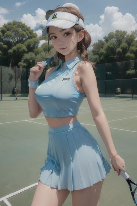 Tennis Outfit - AI Model cover image