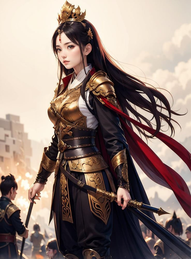 [Lah] Ancient Chinese General Armor - AI Model cover image