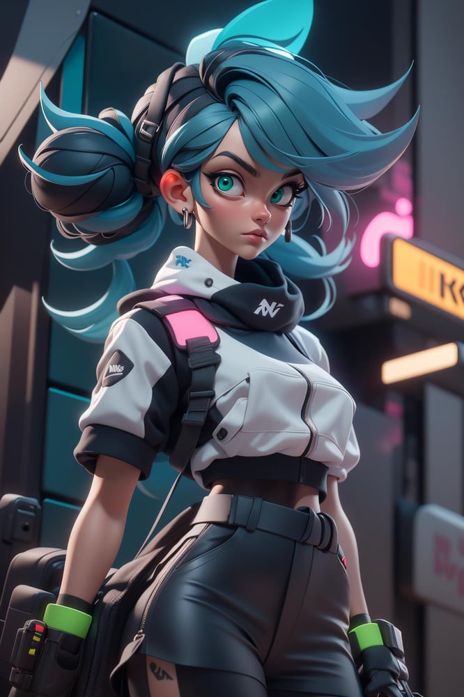 Niji 3D rendering style - AI Model cover image