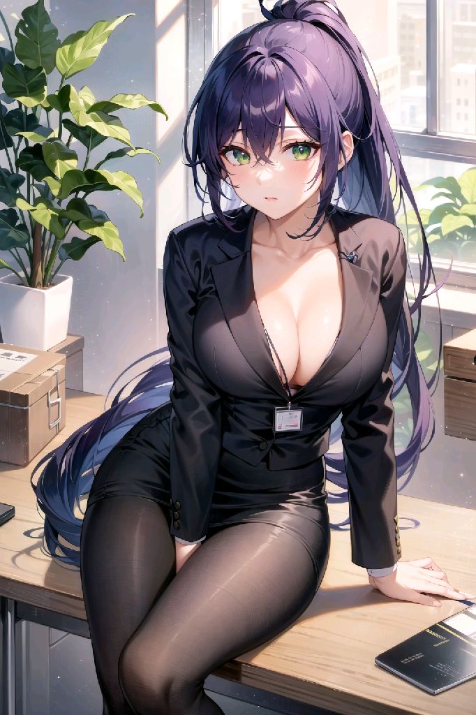 AI art "waifu"