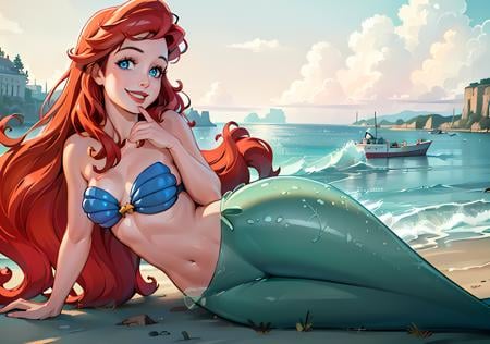 Ariel (The Little Mermaid) Princess Disney, by YeiyeiArt - AI Model cover image