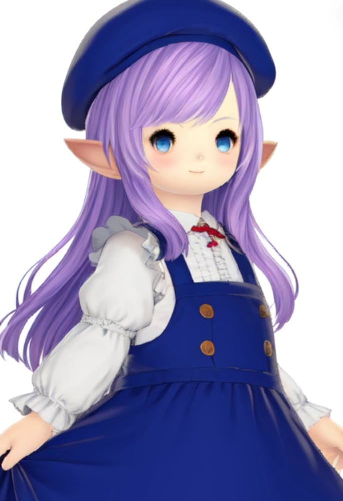 FFXIV LALAFELL (FEMALE) - AI Model cover image