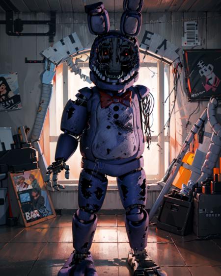 Withered Bonnie FNAF / Five Nights at Freddy's - AI LoRA model on PixAI