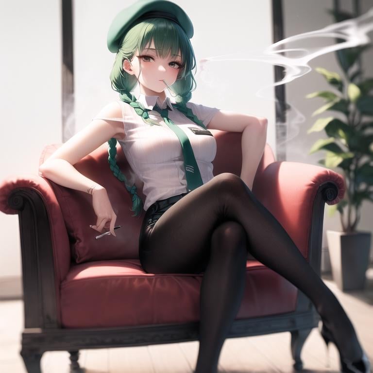 Smoking - AI LoRA model on PixAI