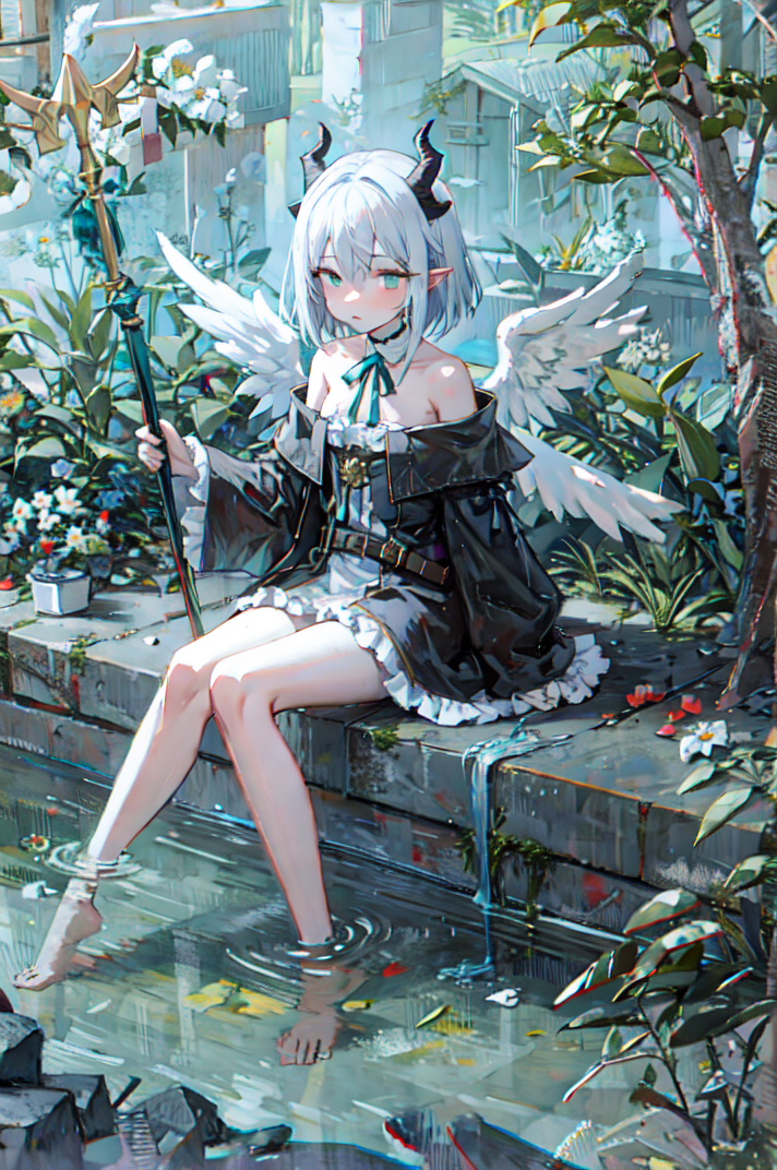 AI art "Your devil or your angle"
