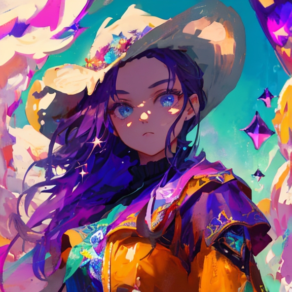 AI art "カウガール"
