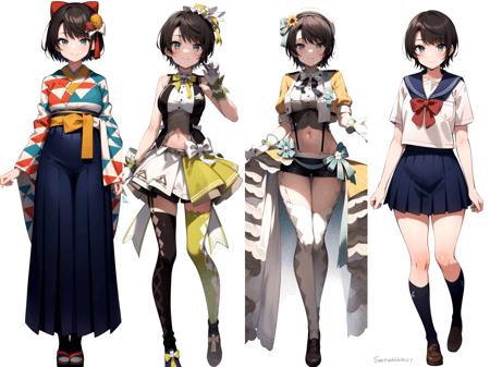 Oozora Subaru (Hololive) all outfits 4+4 (special edition) - AI Model cover image