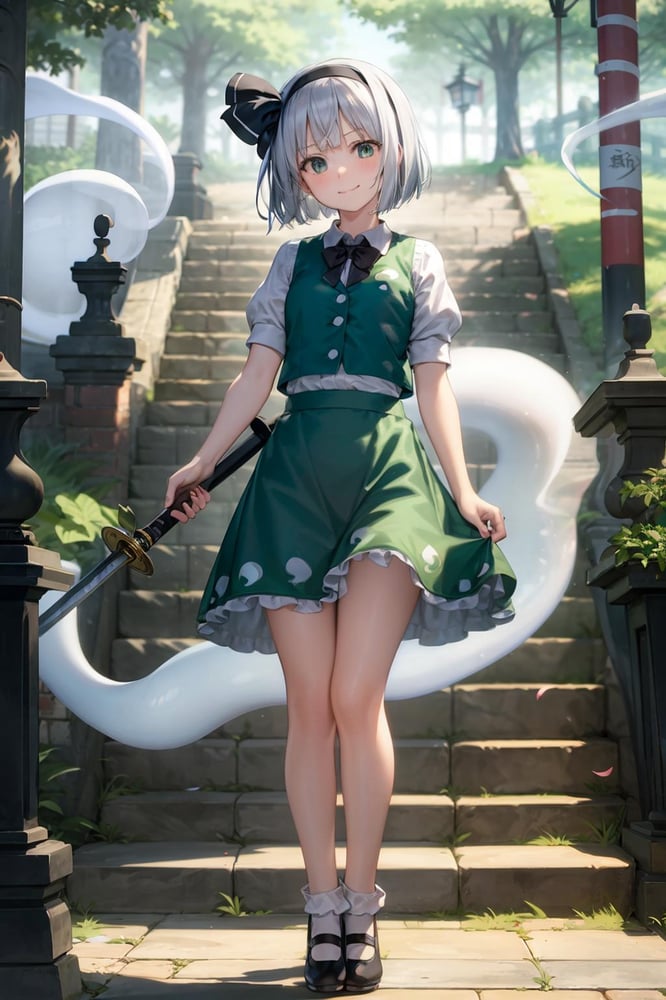 konpaku youmu (touhou) 魂魄妖梦 东方project - AI Model cover image