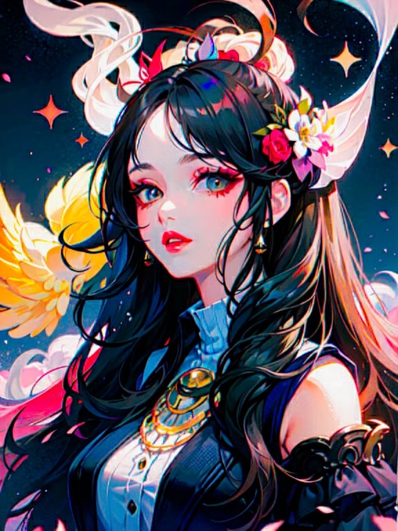 AI art "alstroemeria"