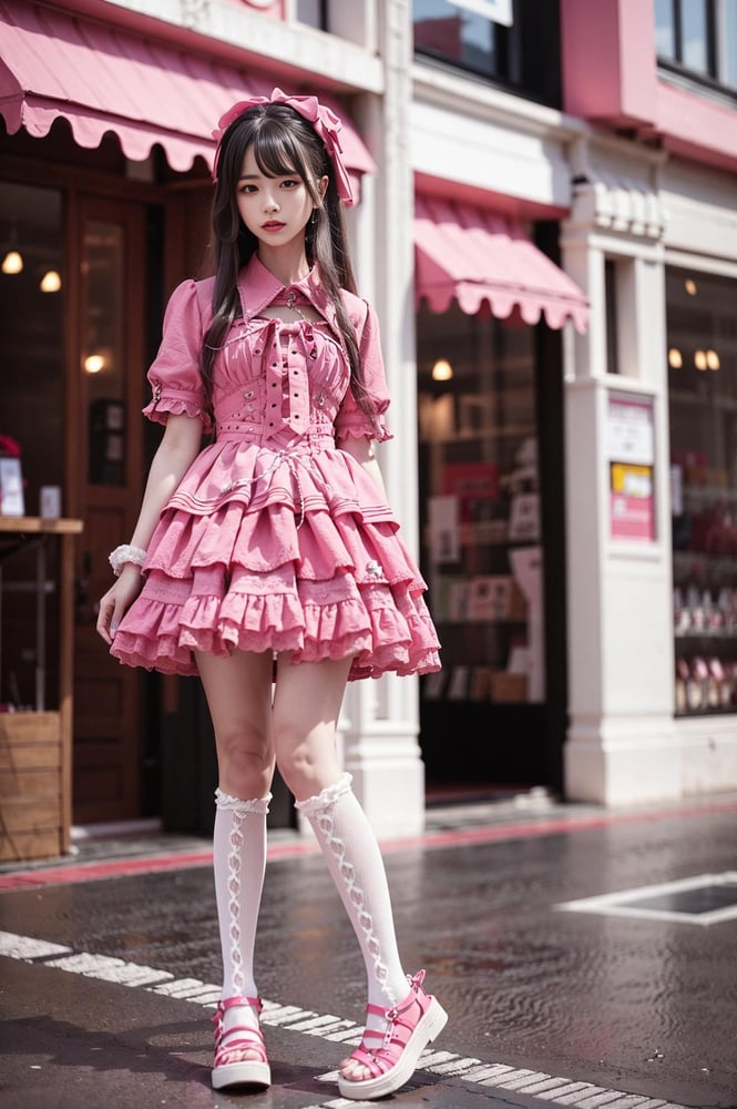 Cool Pink Dress - AI Model 커버 이미지