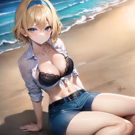 Knotted Shirt, clothes LoRA V3.13 - AI LoRA model on PixAI