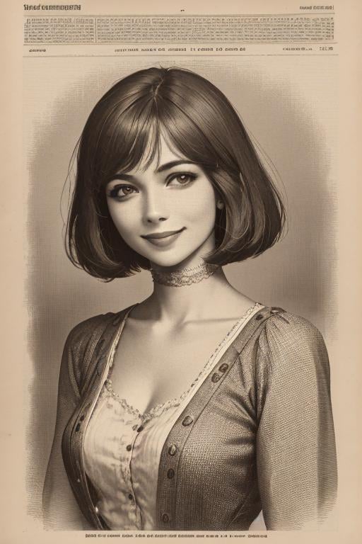 Old Newspaper Style - AI Model cover image