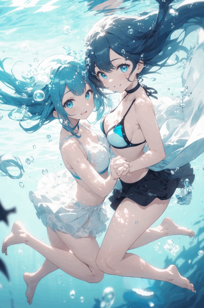 AI art "underwater"