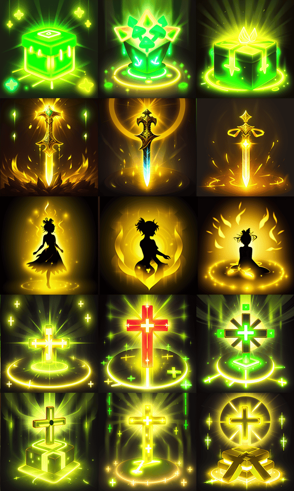 2D Game Icon Skill Equipment - AI Model cover image