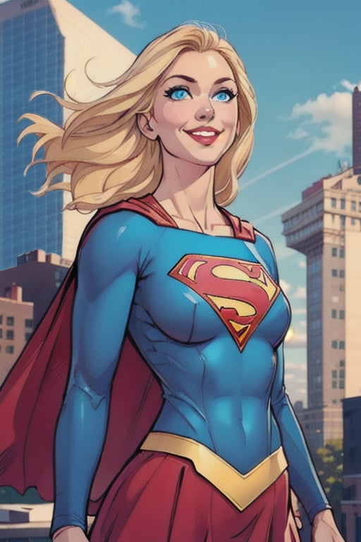 AI art "supergirl"
