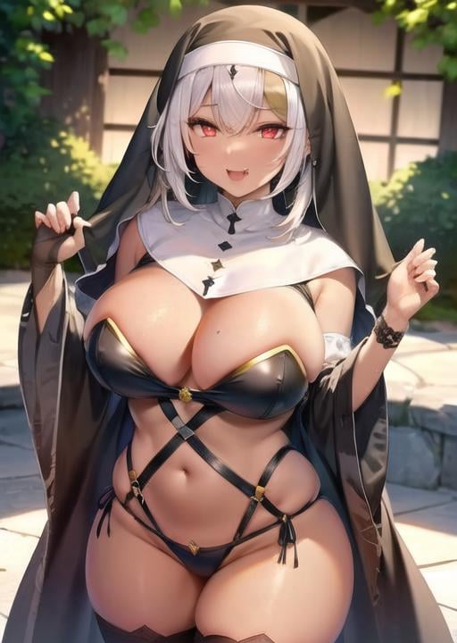 Nun - Clothes Pack (Lingerie, dress, latex, and more...) - AI Model cover image