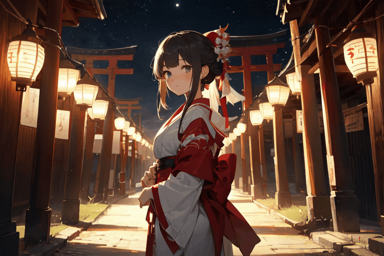 AI art "yoru_miko@gif"