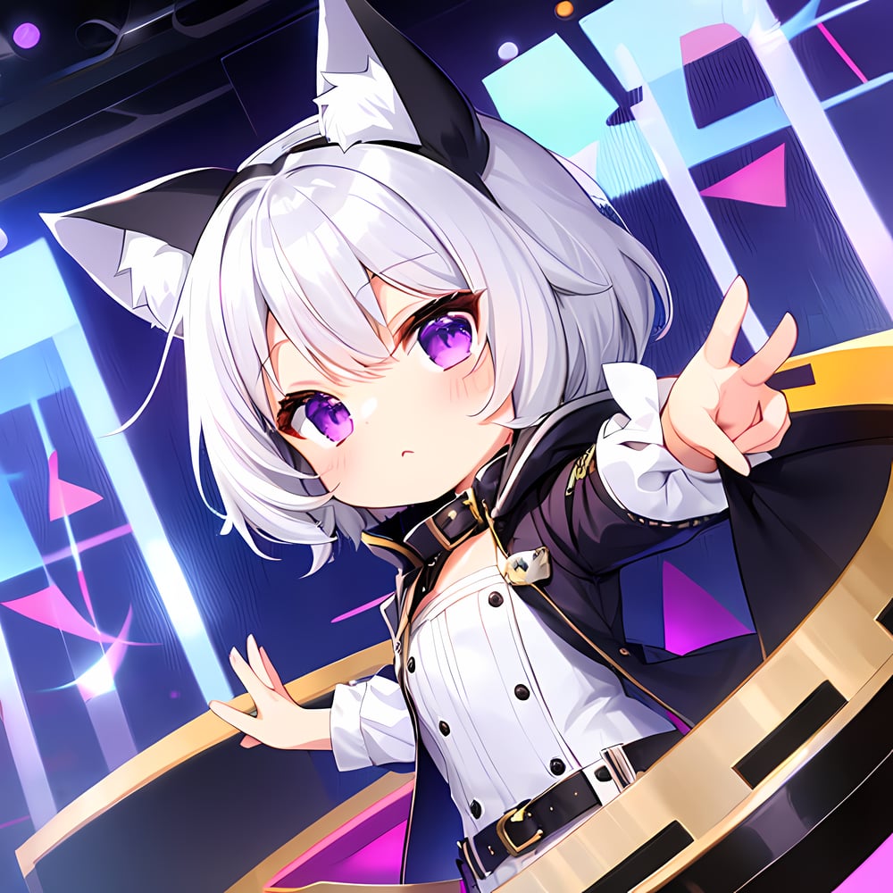 AI art "PixAI Neko (*v*)"