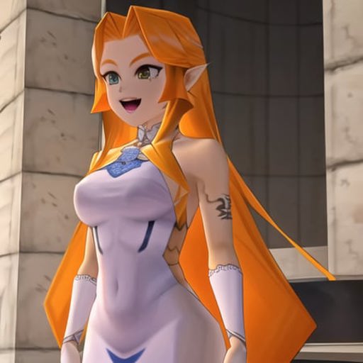 Ocarina of Time Style (Low Poly) - AI LoRA model on PixAI
