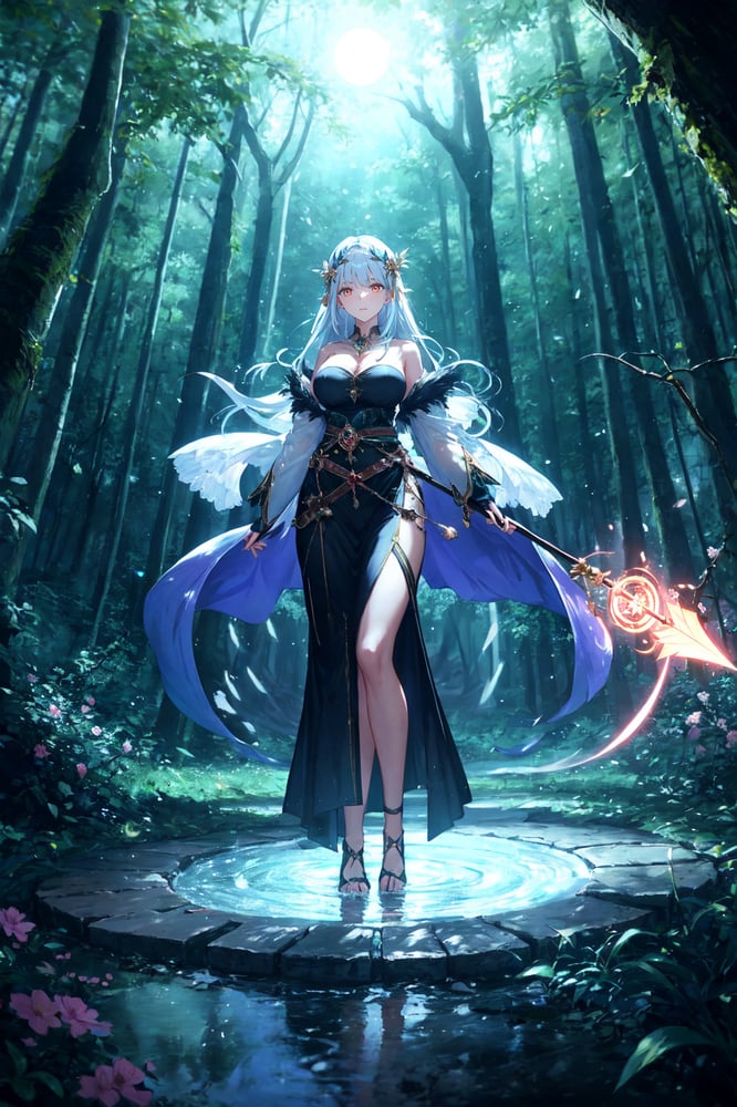 AI art "Sorceress #1"