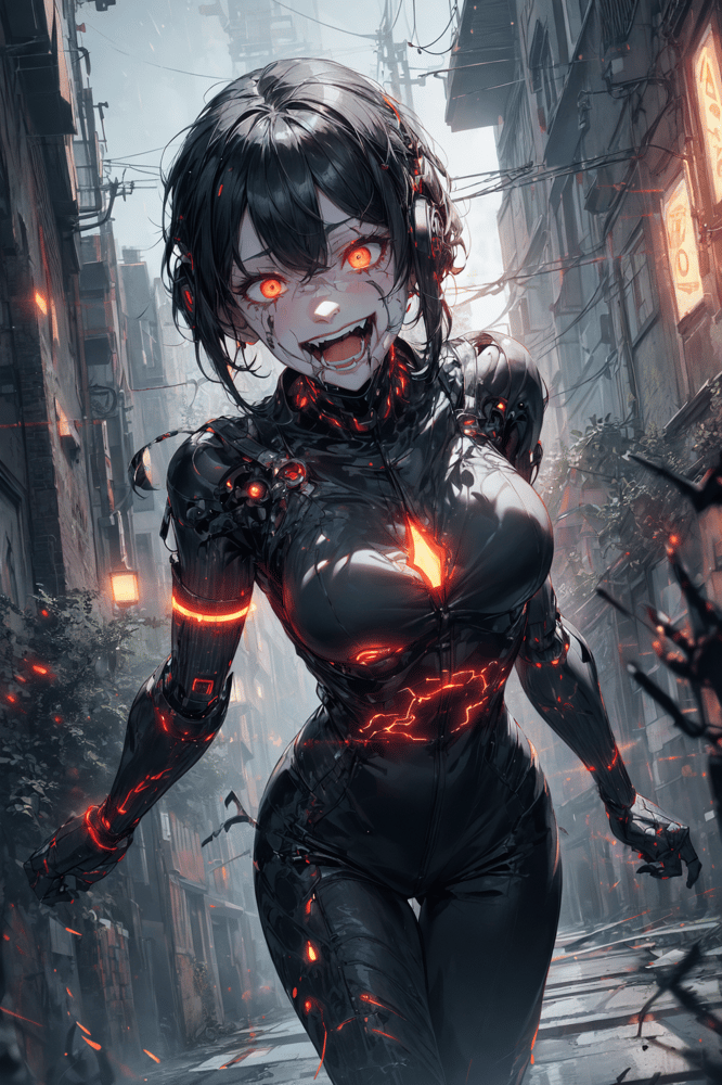 AI art "Crazy Cyborg" for keywords ...