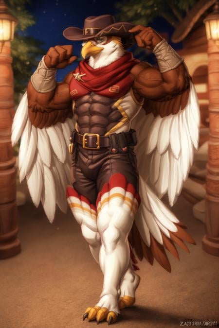 Thunderbird, Tokyo Afterschool Summoners, Furry Character LoRA by Orion_12 - AI LoRA model on PixAI