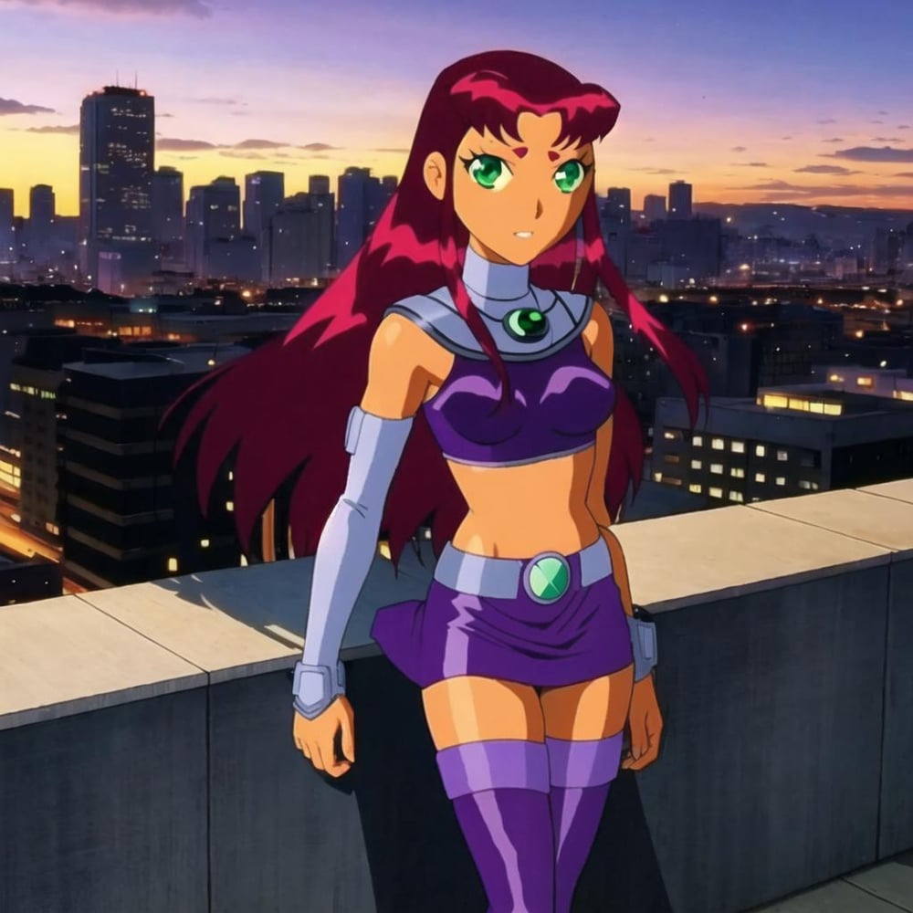 Starfire - Teen Titans (Anime style) - AI Model cover image