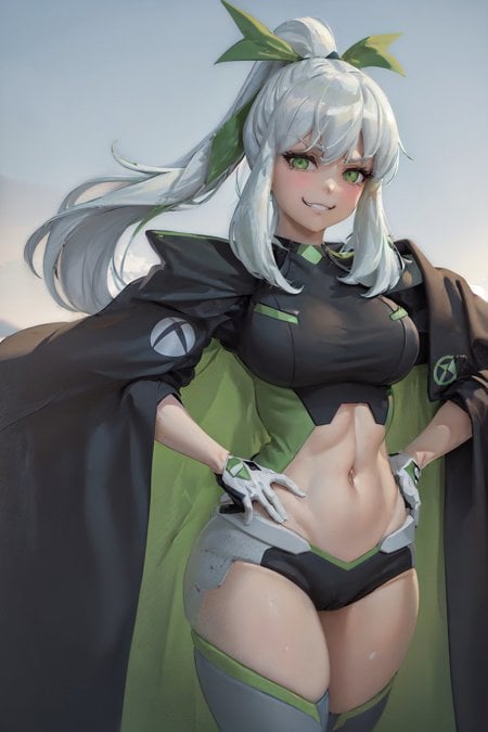 Xbox Series X-chan | Merryweather Media's Console Girls - AI Model cover image