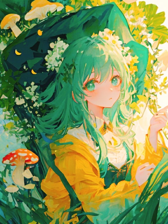 AI art "キノコ"