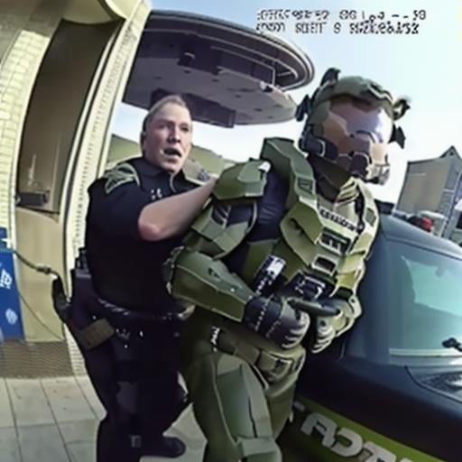 Police Bodycam Footage - AI LoRA model on PixAI