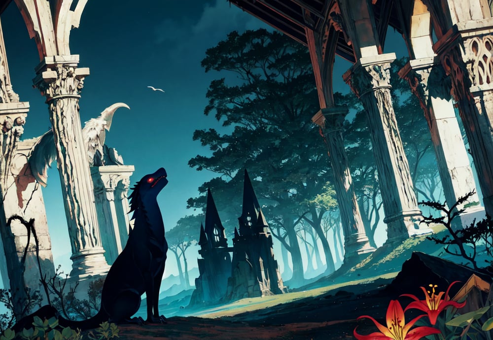 AI art "dark forest"