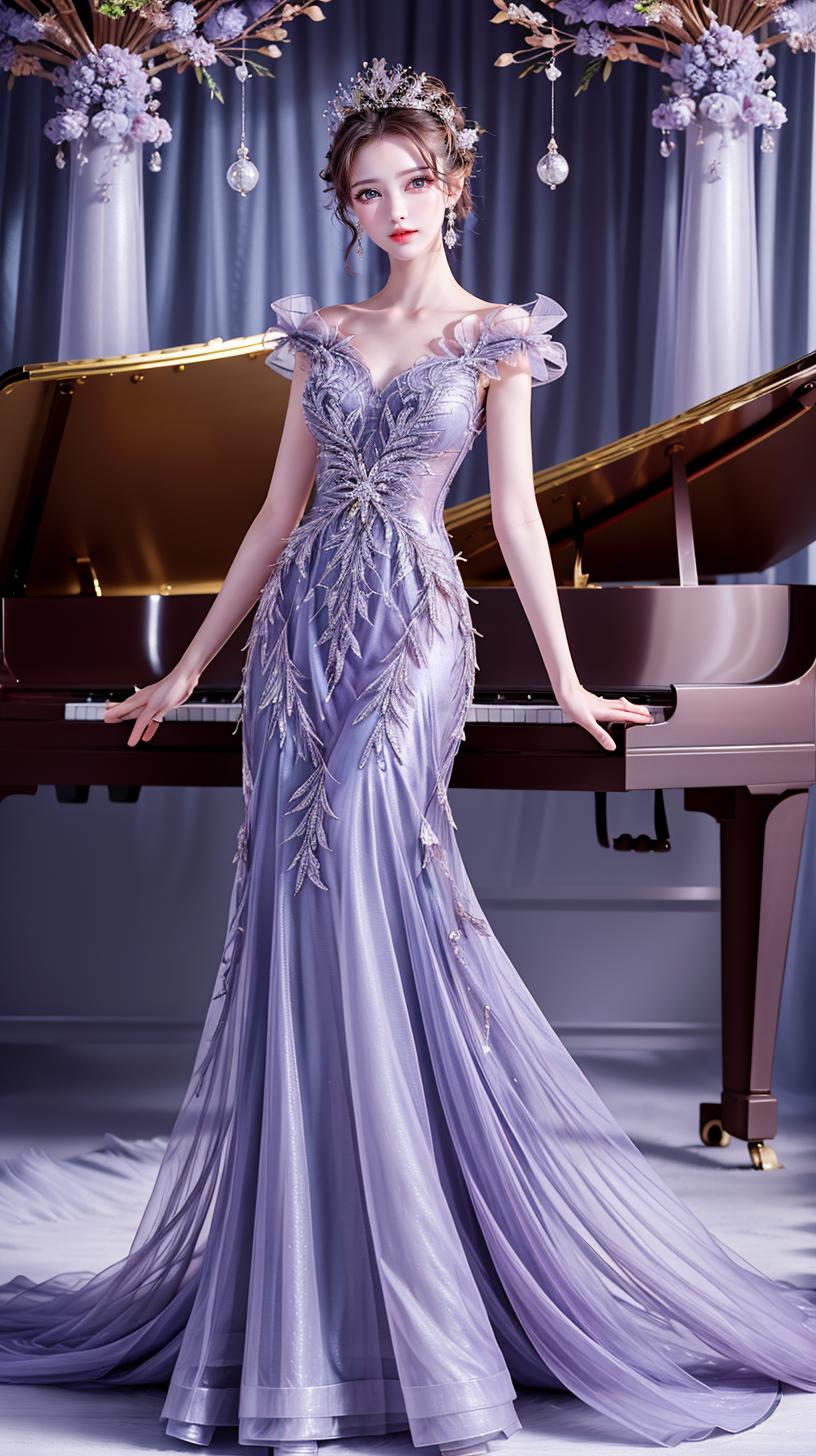 Romantic brilliant violet - AI Model cover image