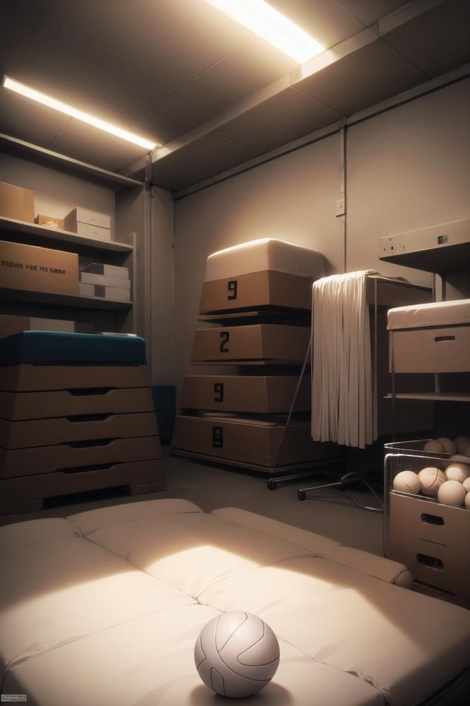 Gym storeroom v1.0 - AI LoRA model on PixAI