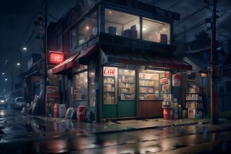 Corner Store Building - AI Model cover image
