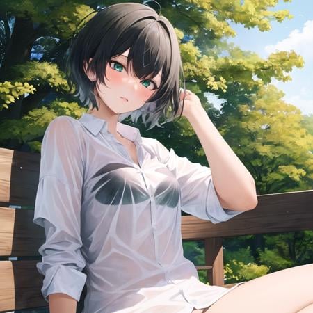 See-through shirt - AI Model cover image