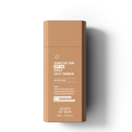 Sunless Tan SPF 50 Sunscreen + Self-Tanner