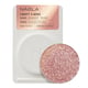 Glassy Rose - warm pink with champagne and platinum reflects