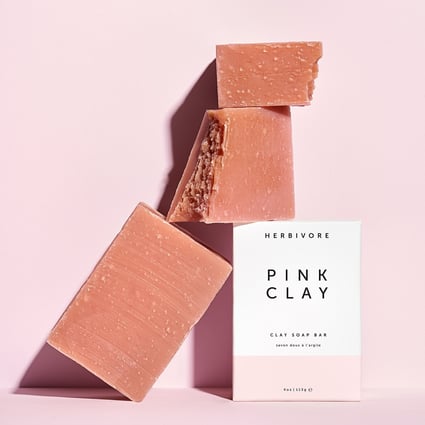Pink Clay Soap Bar.