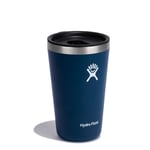 Stainless steel tumbler for trail and travel.
