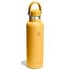 Stainless steel water bottle for life on the go.