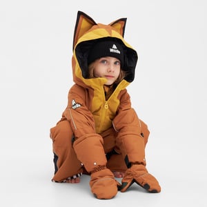 ბავშვის სასრიალო ტანსაცმელი, WeeDo FOXDO Fox Gold Brown Snowsuit