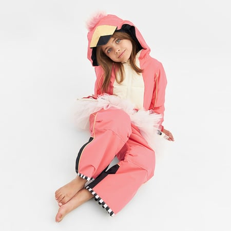 WeeDo Funwear, ბავშვის სასრიალო ტანსაცმელი, WeeDo FLAMINGDO snowsuit, ბავშვის ზამთრის კომბინეზონი