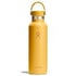 Stainless steel water bottle for life on the go.
