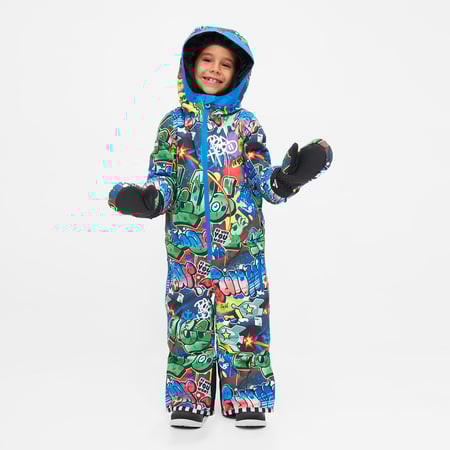Kids snowsuits, WeeDo Funwear, WeeDo COSMO SPRAYPRINT Snowsuit, Children's snowsuit