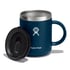 0.35L insulated coffee mug keeps hot drinks hot.