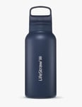 LifeStraw Go Series Stainless Steel 1L Insulated Stainless Steel Water Filter Bottle